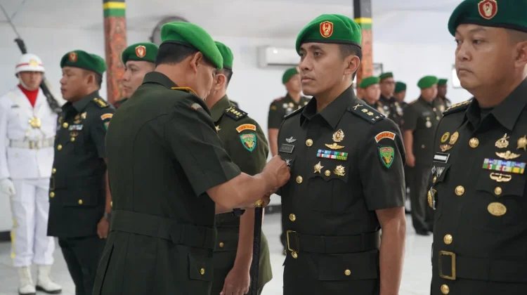 Korem 174/ATW Laksanakan Serah Terima Jabatan Tiga Pejabat