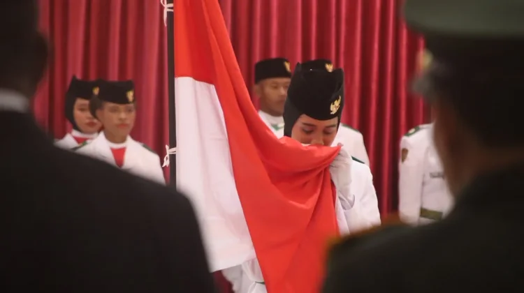 Lima Puluh Dua Paskibraka Papua Selatan 2026 Dikukuhkan Siap Kibarkan Merah Putih