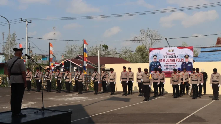 Polres Asmat Gelar Upacara Hari Juang Polri