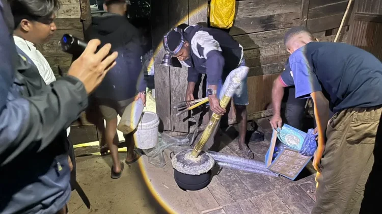 Tim Elang Rawa Temukan Lokasi Produksi Miras di Kepi
