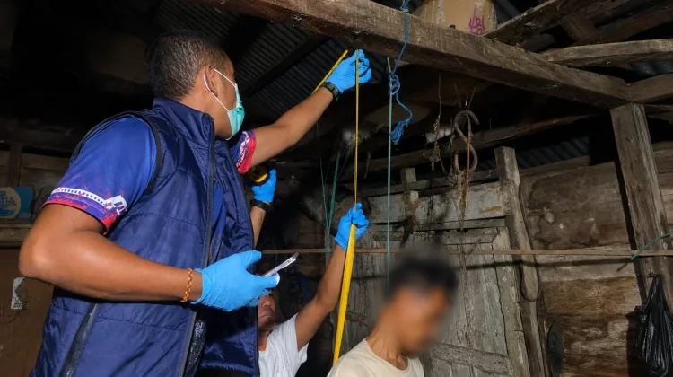 Warga Semangga Ditemukan Tewas Gantung Diri, Polisi Olah TKP