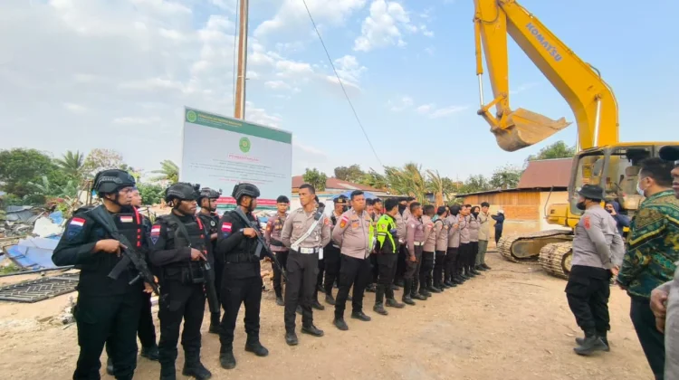 Pengamanan Pengosongan Tanah di Merauke Berlangsung Kondusif
