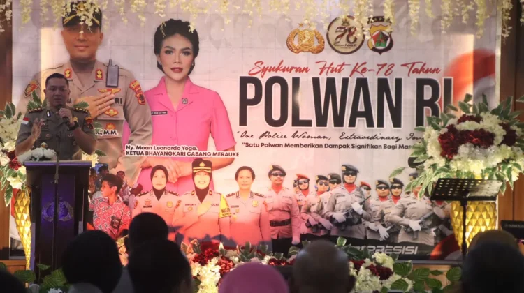 HUT ke-78 Polwan RI, Polres Merauke Tegaskan Peran Polwan Signifikan bagi Warga