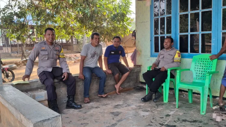 Bhabinkamtibmas Polsek Jagebob laksanakan Patroli di Makarti Jaya