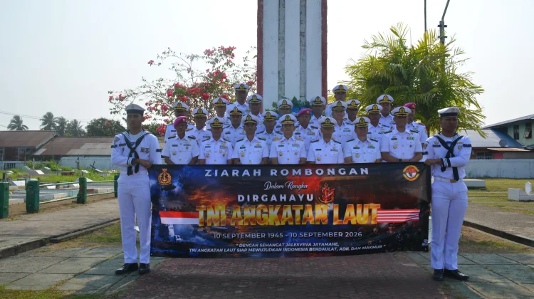 Kodaeral XI Gelar Ziarah Rombongan Sambut HUT TNI AL ke-81