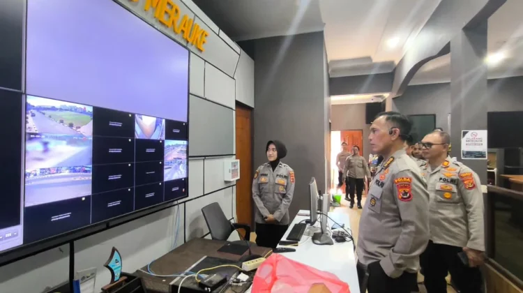 Irwasda Cek Layanan 110 dan Command Center Merauke