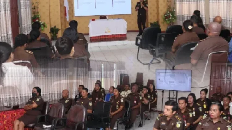 Kejari Merauke Gelar Ibadah Oikumene