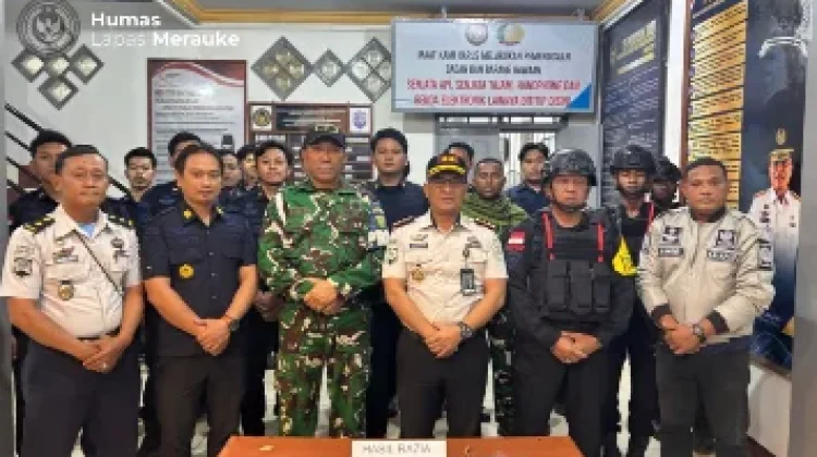 Sidak Gabungan Lapas Merauke Temukan Sejumlah Barang Terlarang