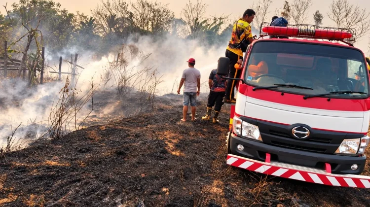 Karhutla Kampung Candra Jaya Berhasil Dipadamkan