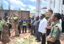 Kapolres Merauke Hadiri Peresmian Gedung DPRD Kabupaten Merauke