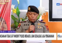 Pelaksanaan Tugas Sat Pamobvit Polres Merauke