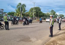 Polantas Merauke Gencar Turlalin Depan Masjid Al Aqsha