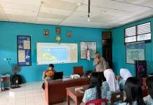 Polres Merauke Sosialisasi Penerimaan Polri di SMAN 2