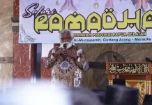 Wagub Paskalis Silahturahmi di Ponpes Al Munawaroh Merauke
