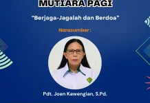 Pdt. Joen  : Berjaga dan Berdoa di Akhir Zaman