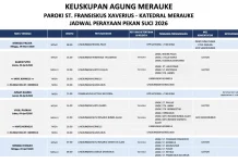 Ketahui Jadwal Ibadah Katedral Merauke pada Pekan Suci 2026