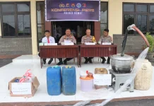 Polres Asmat Ungkap Kasus Produksi dan Penjualan Miras