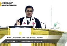 Pdt. Elisabeth Wejai: Kebangkitan Yesus Membawa Harapan