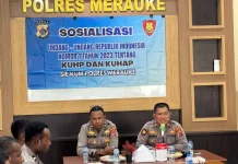 Sosialisasi KUHP dan KUHAP untuk Bintara