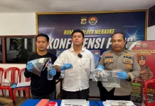 Dua Pelaku Sabu Diringkus usai Pesta di Rumah Sewa