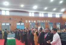 Bupati Asmat Lantik 15 Pejabat Eselon II