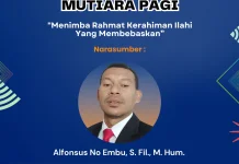 Alfonsus No Embu : Menimba Rahmat Kerahiman Ilahi Membebaskan