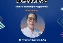 Ni Nyoman Suryani : Makna Pagerwesi sebagai Pagar Diri