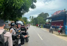 Pos Samkai Sigap Tangani Laka dan Keributan