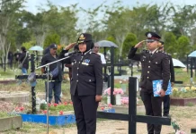 Polres Merauke Beri Penghormatan Terakhir untuk Purnawirawan