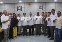 Bahas Persiapan Pra-PON, KONI Papua Selatan Gelar Audiens Dengan Gubernur