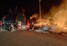 Kios Klontongan Hangus, Kerugian Capai Ratusan Juta