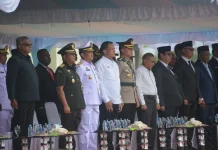 Wadan Kodaeral XI Hadiri Upacara Hari Otonomi Daerah Ke-XXX