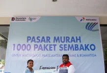 Pertamina Gelar Pasar Murah untuk Seribu Warga