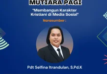 Pdt. Selfina : Membangun Karakter Kristiani di Media Sosial