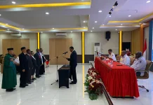 Empat Pejabat Pimpinan Pratama Asmat Dilantik