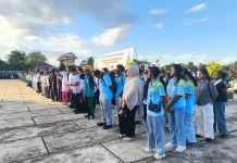 Pembagian Hadiah FLS3N dan O2SN Kabupaten Merauke