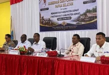 Apolo Safanpo Dorong Sinergi Pembangunan saat Kunker di Kabupaten Asmat
