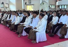 Puluhan Pasangan Nikah Massal di Merauke