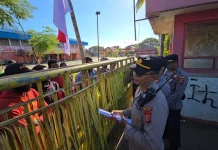 Pengamanan Pemalangan GOR Hiad Sai