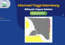 Gelombang Tinggi Disertai Suhu Udara Panas di Papsel