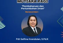 Pdt. Selfina : Pembaruan dan Pertumbuhan Iman