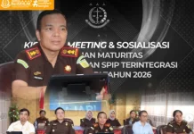 Kejari Merauke Ikuti Sosialisasi SPIP Terintegrasi