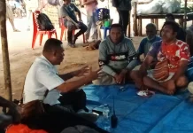 Wakil Ketua Tiga DPRP Provinsi Papua Selatan Lakukan Reses di Koa Distrik Anim Ha.