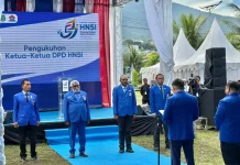 Wagub Paskalis Imadawa Dilantik Jadi Ketua DPD HNSI Papua Selatan