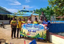 Bakti Religi Polsek Okaba Sambut HUT Bhayangkara