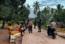 Patroli Gabungan TNI Polri Jaga Kamtibmas