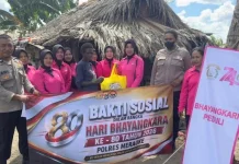 Polsek Tanah Miring Gelar Baksos Hari Bhayangkara ke-80