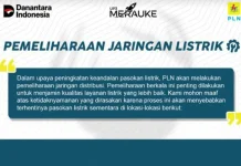 PLN Merauke Lakukan Pemadaman Listrik di ULP Kuprik dan Kurik