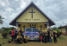 Polsek Muting Gelar Bakti Religi Hari Bhayangkara ke-80