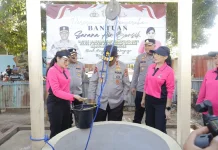 Peresmian Sumur Air Bersih Kampung Buti